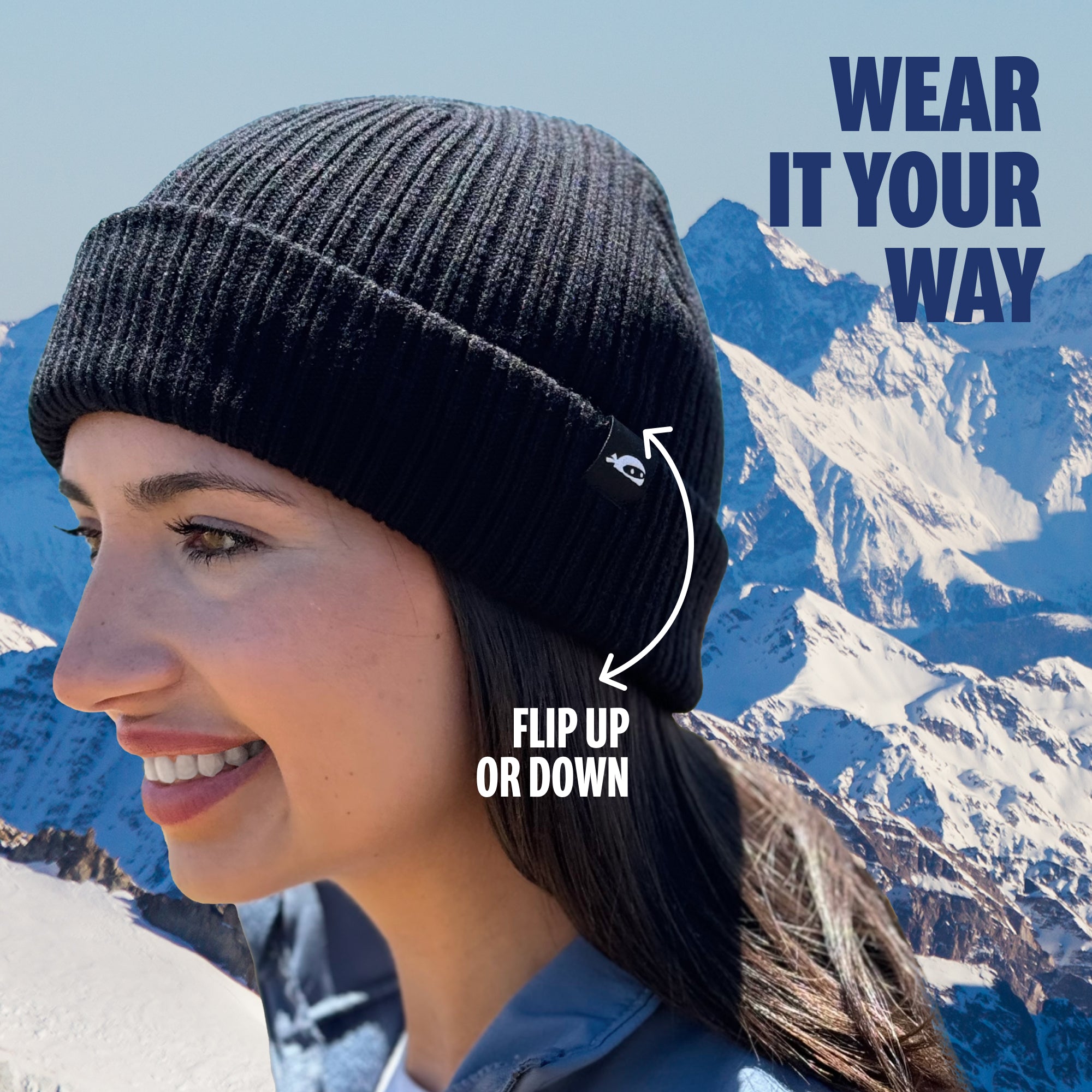 SUN NINJA Ultra Soft Ski Beanie