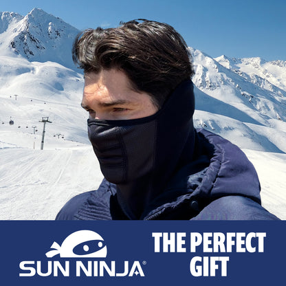 SUN NINJA Neck gaiter - black