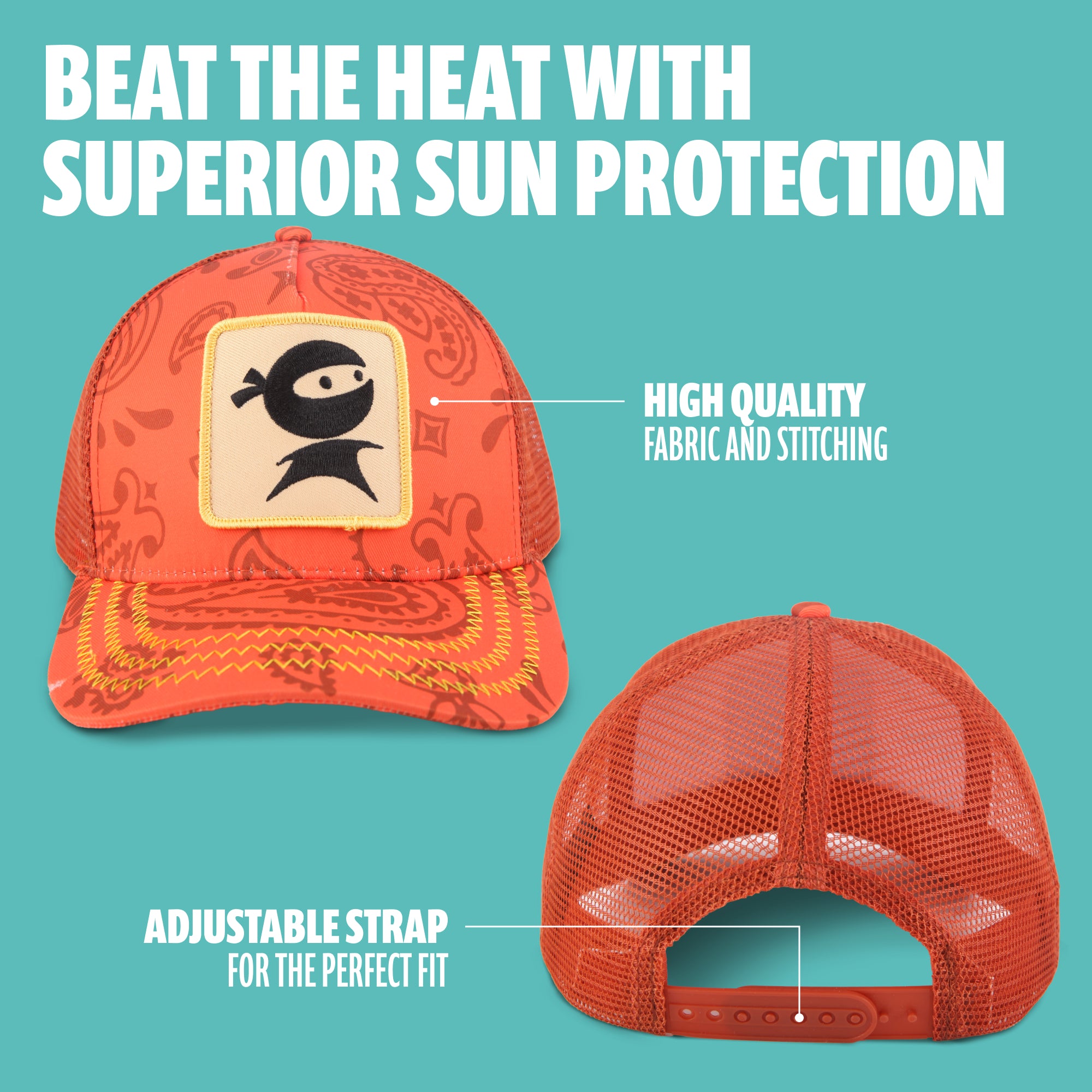 (NEW) Sun Ninja Trucker Cap